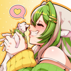 Chiotails and her ferret