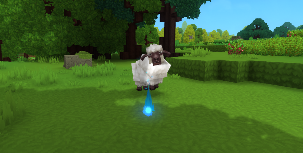 Hytale Memory orb dropping from a mob after unlocking the Memories system.