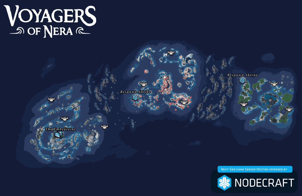 Voyagers of Nera Map