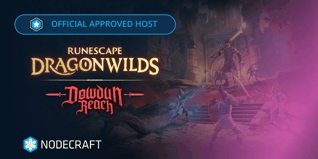 Nodecraft is an Official Approved Host for Runescape Dragonwilds with the Dowdun Reach Update