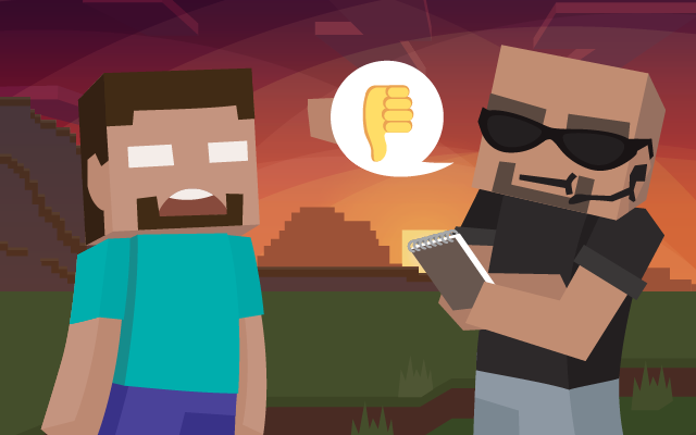 A Minecraft player being rejected to join a server from a bouncer because the allowlist is on for the server.